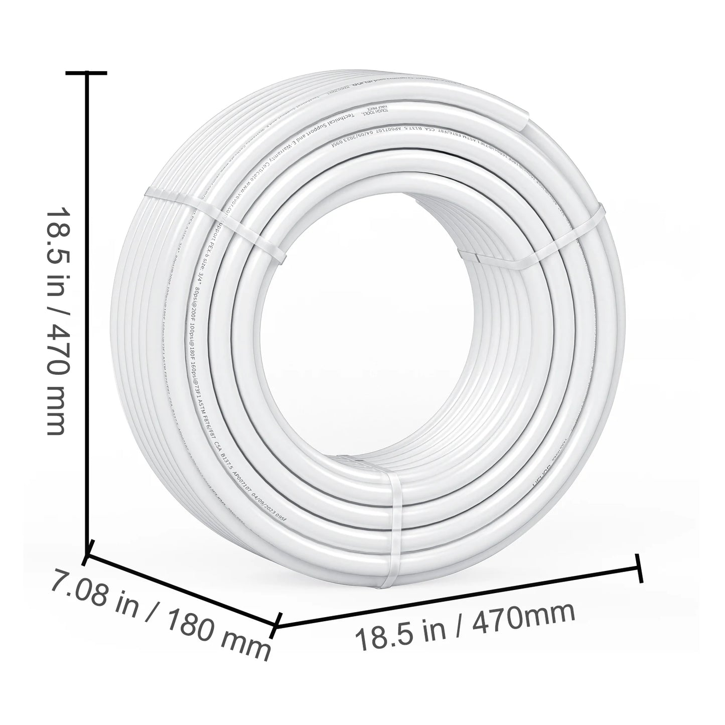 PEX Pipe 3/4 Inch 100 Feet Length