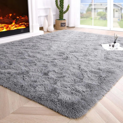 Fluffy, Fuzzy Area Rug