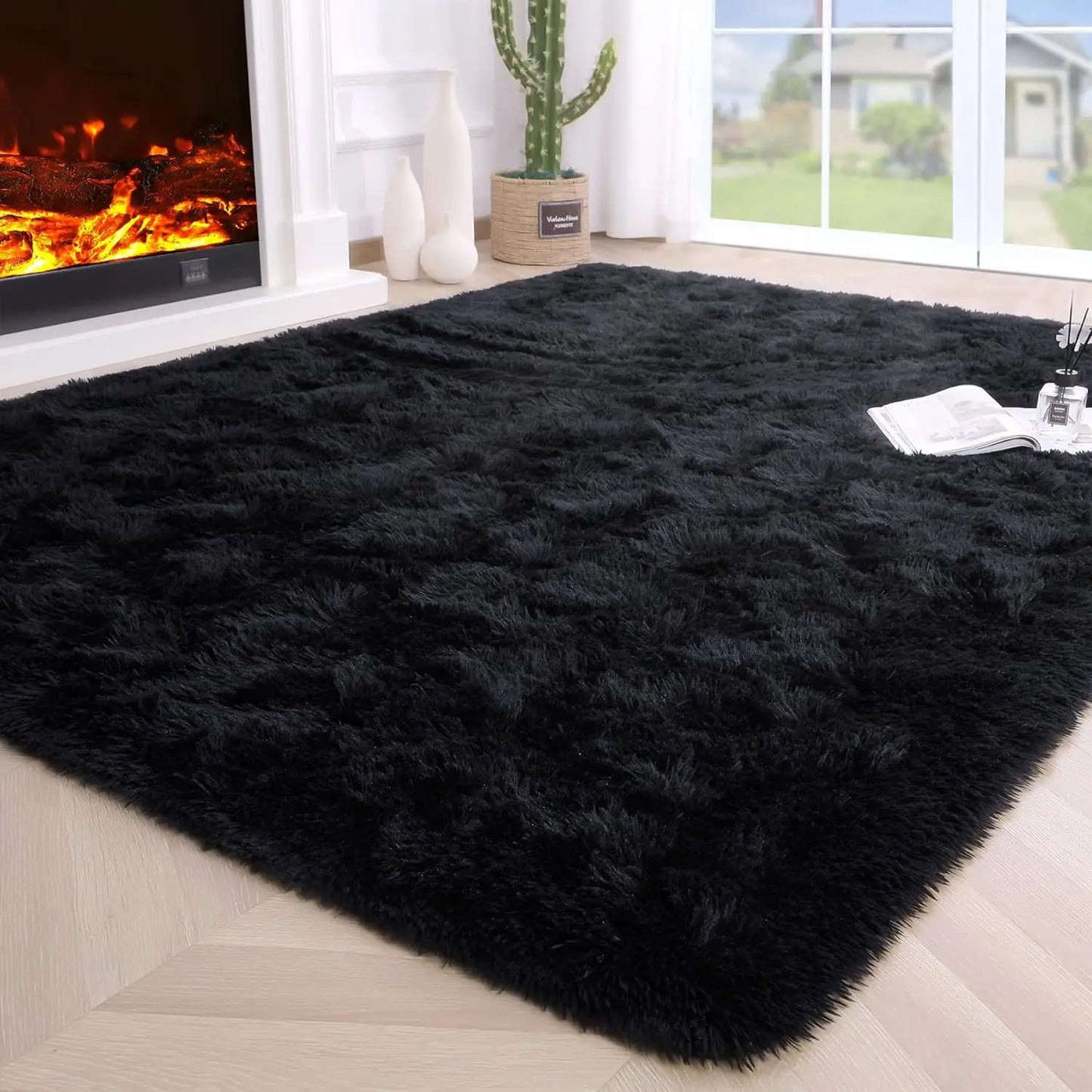 Fluffy, Fuzzy Area Rug