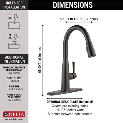 Bronze Deck Mount Kitchen Faucet