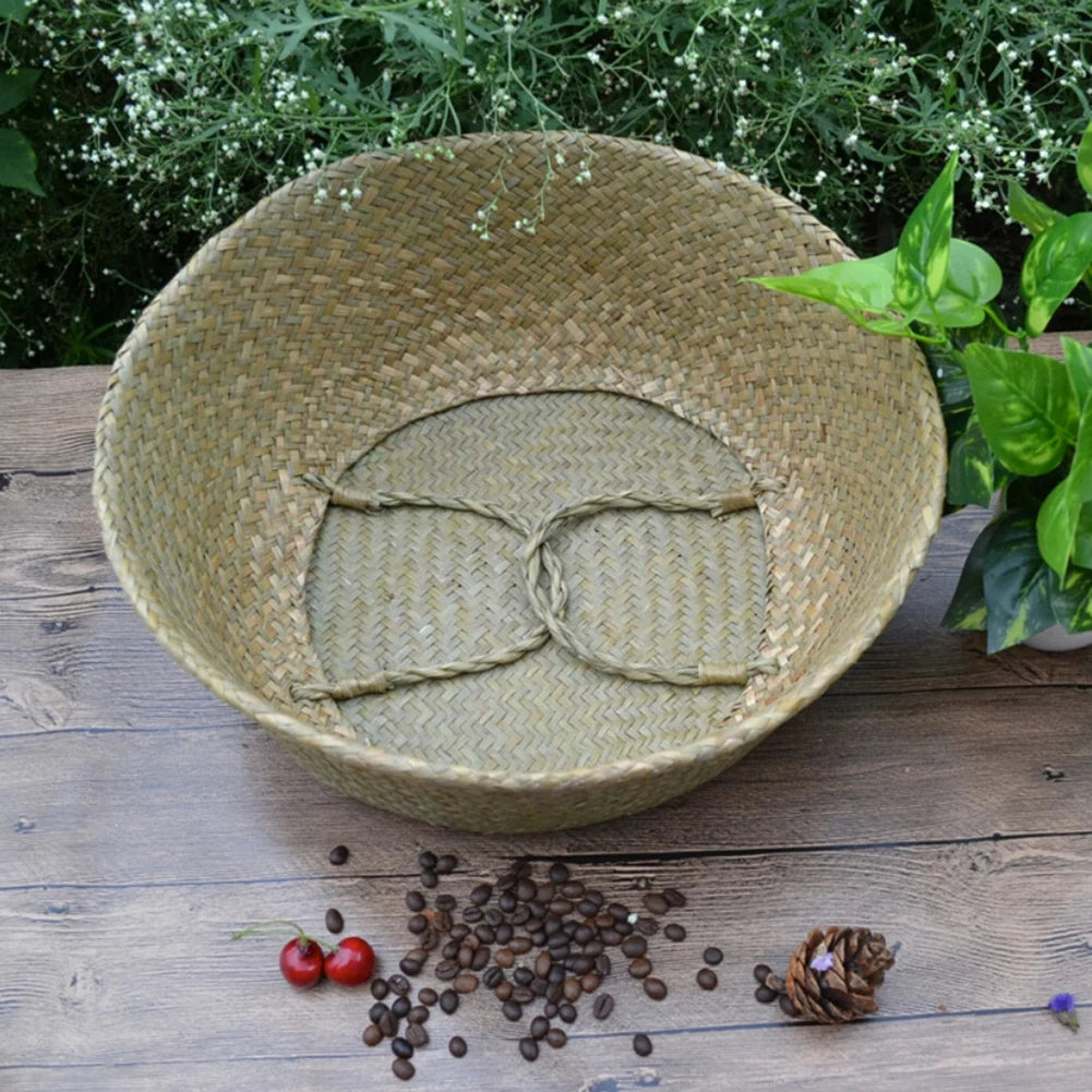 Rattan Woven Hanging Flower Basket