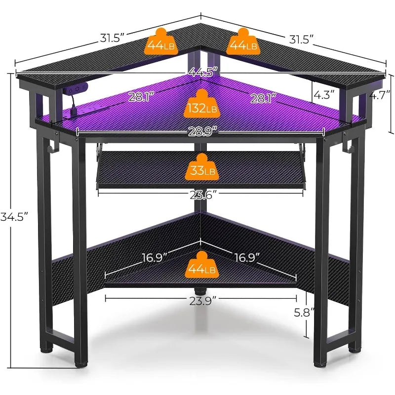 Carbon Fiber Computer Desk