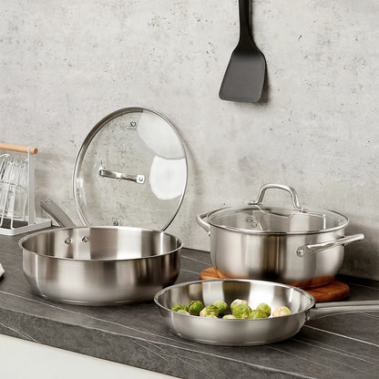 10 pc. Stainless Steel Cookware Set