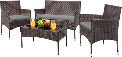 Wicker Patio Furniture Set