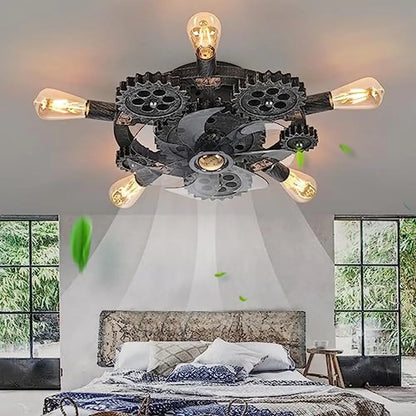 Farmhouse Ceiling Fan With Lights