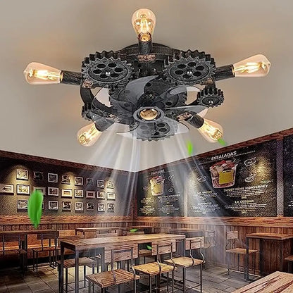 Farmhouse Ceiling Fan With Lights