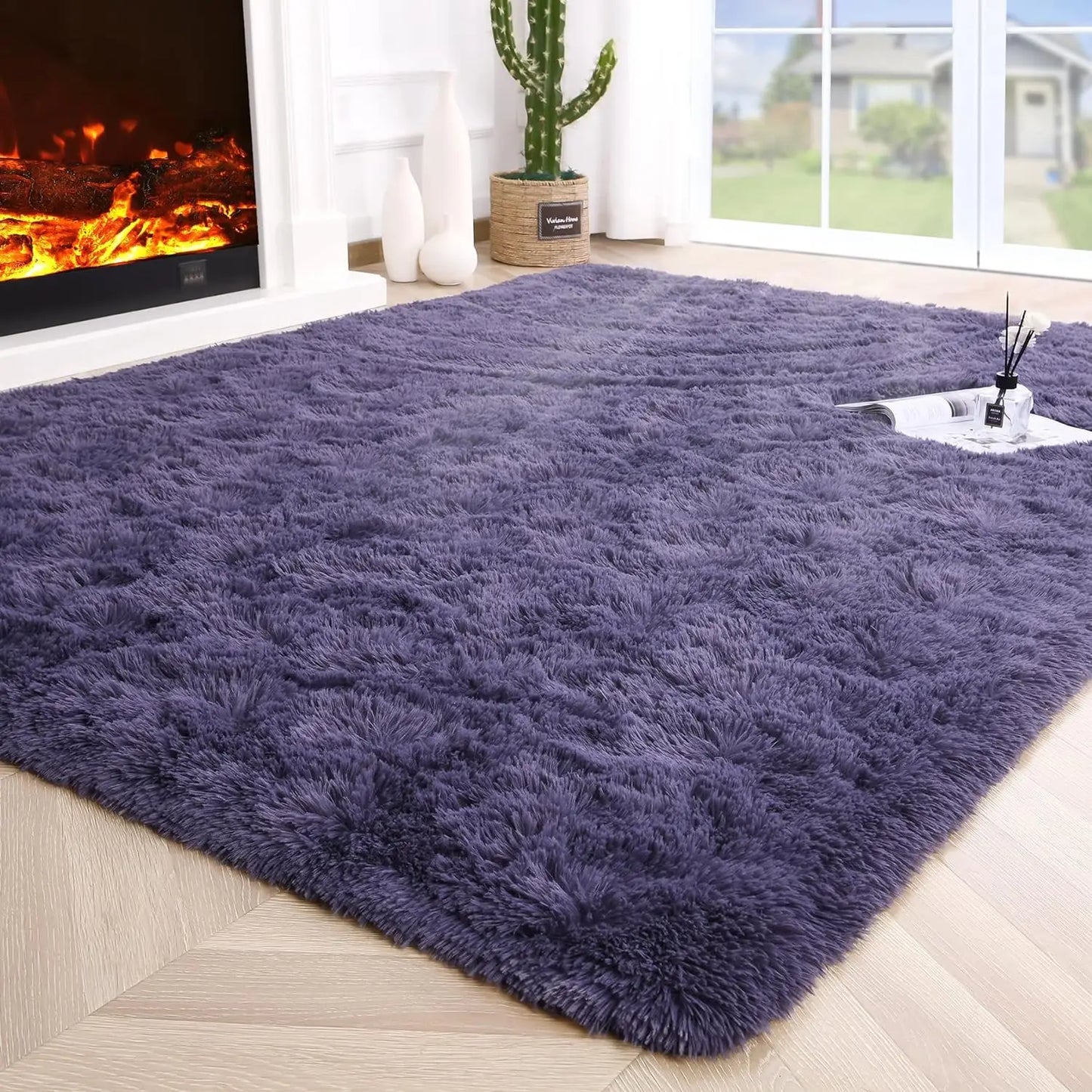 Fluffy, Fuzzy Area Rug