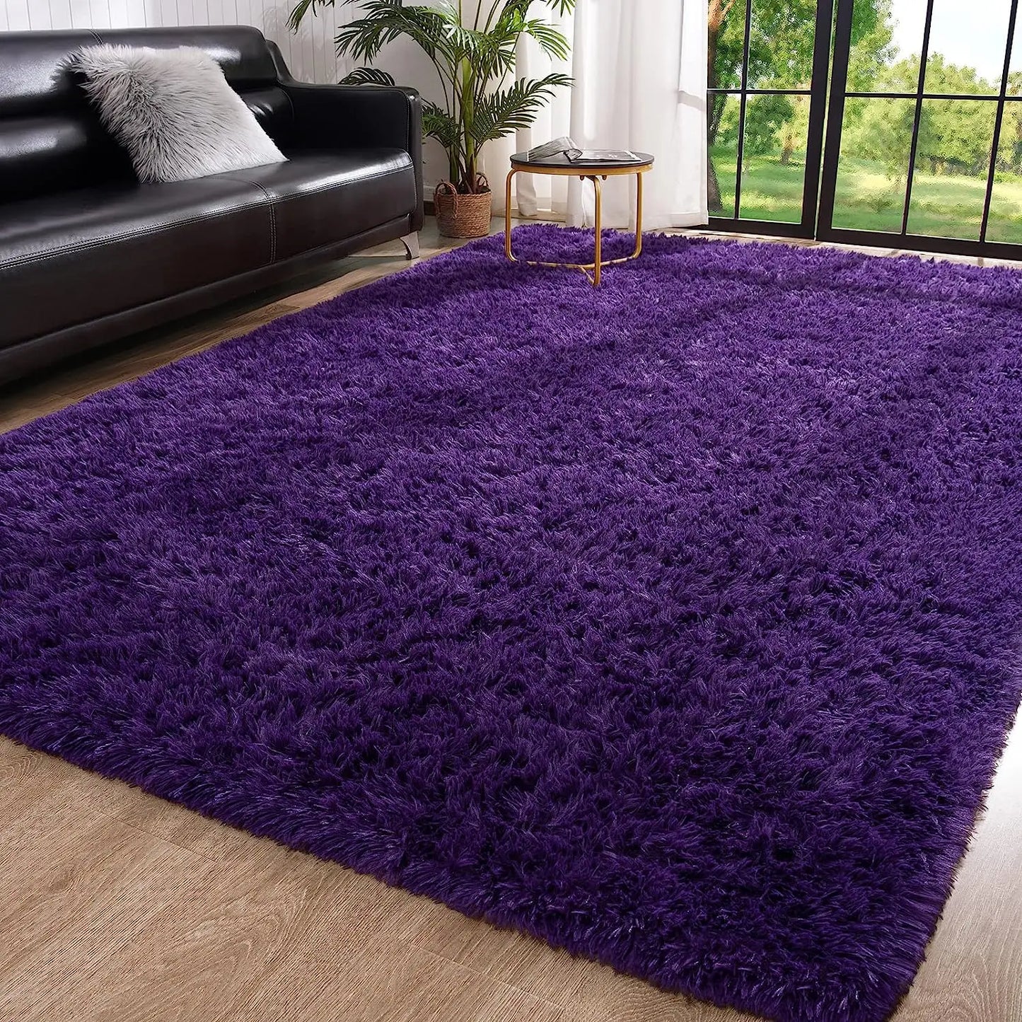 Fluffy, Fuzzy Area Rug