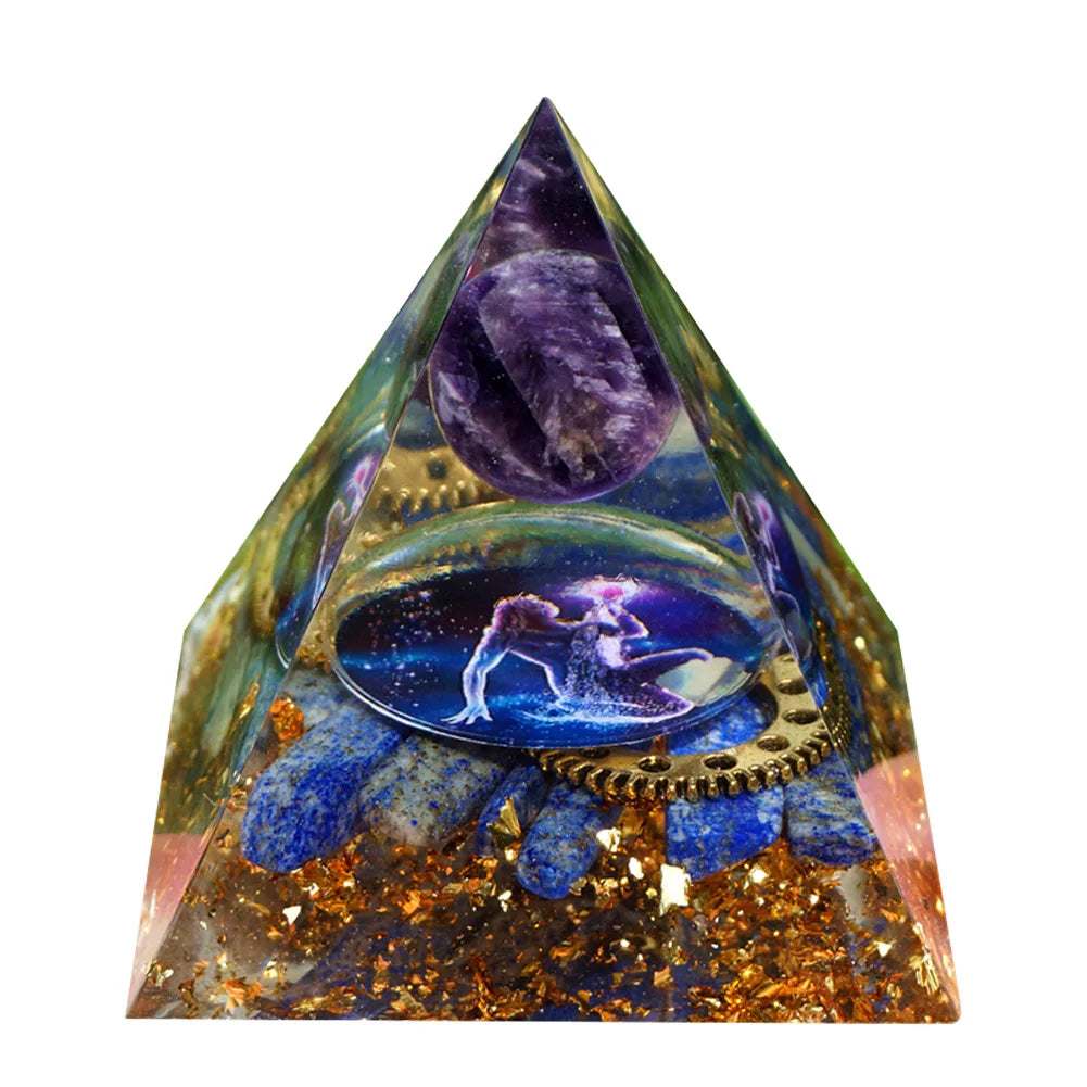 Natural Crystal Pyramid Healing Stone