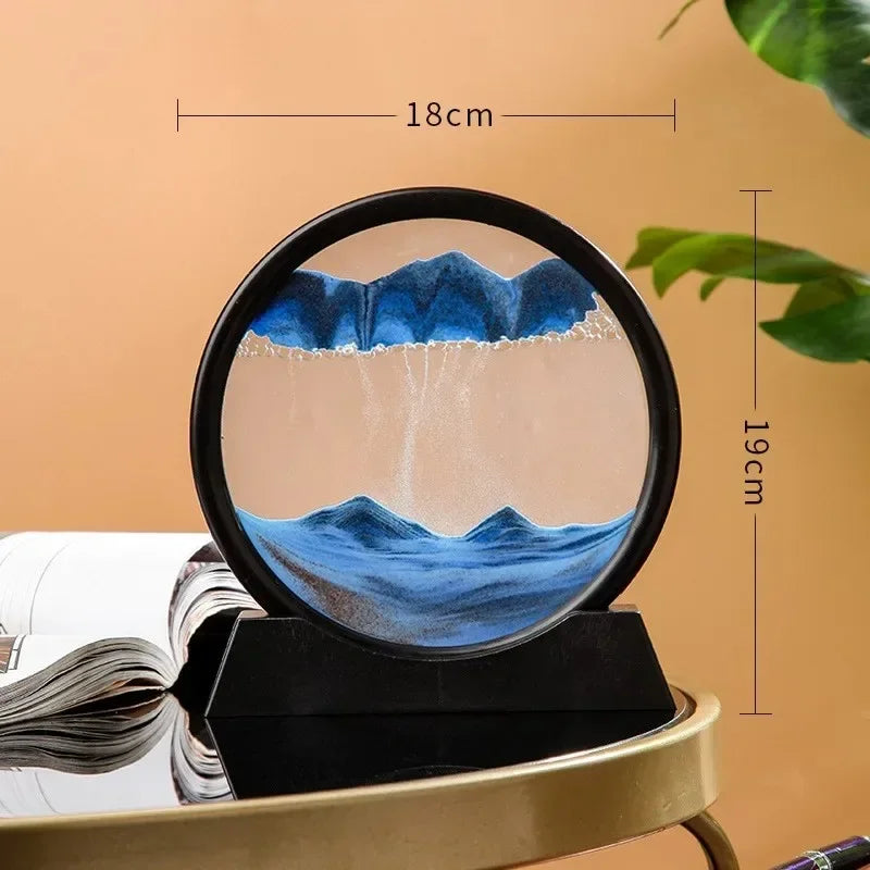 Hourglass Sand Art Picture