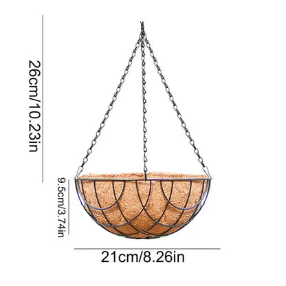 Round Wire Hanging Plant Holder