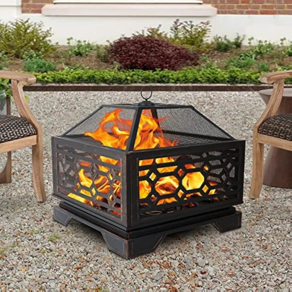 Wood Burning Outdoor Fire