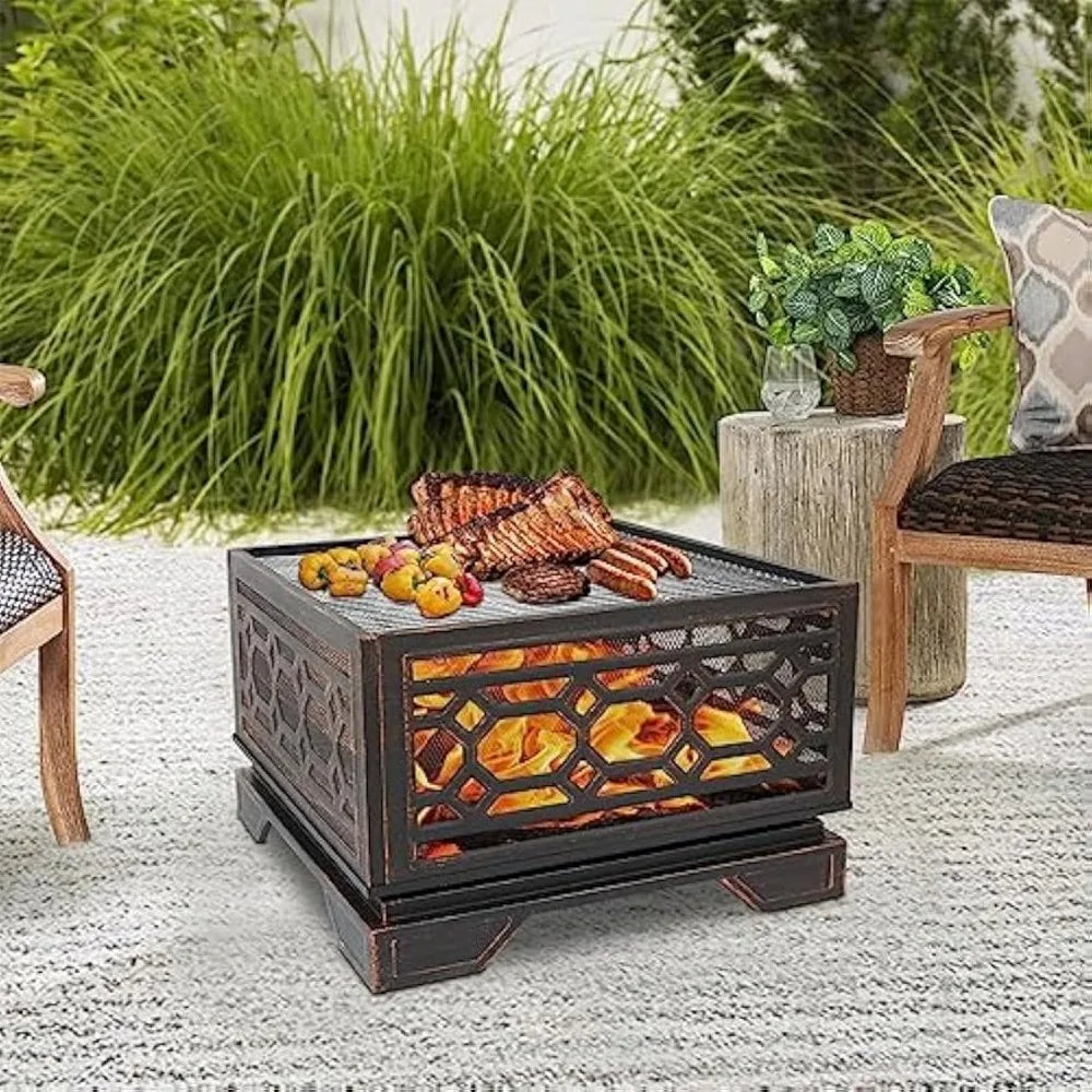 Wood Burning Outdoor Fire