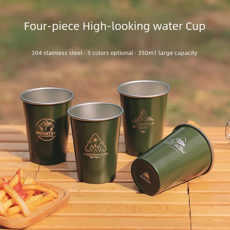 Outdoor 304 Stainless Steel Cups