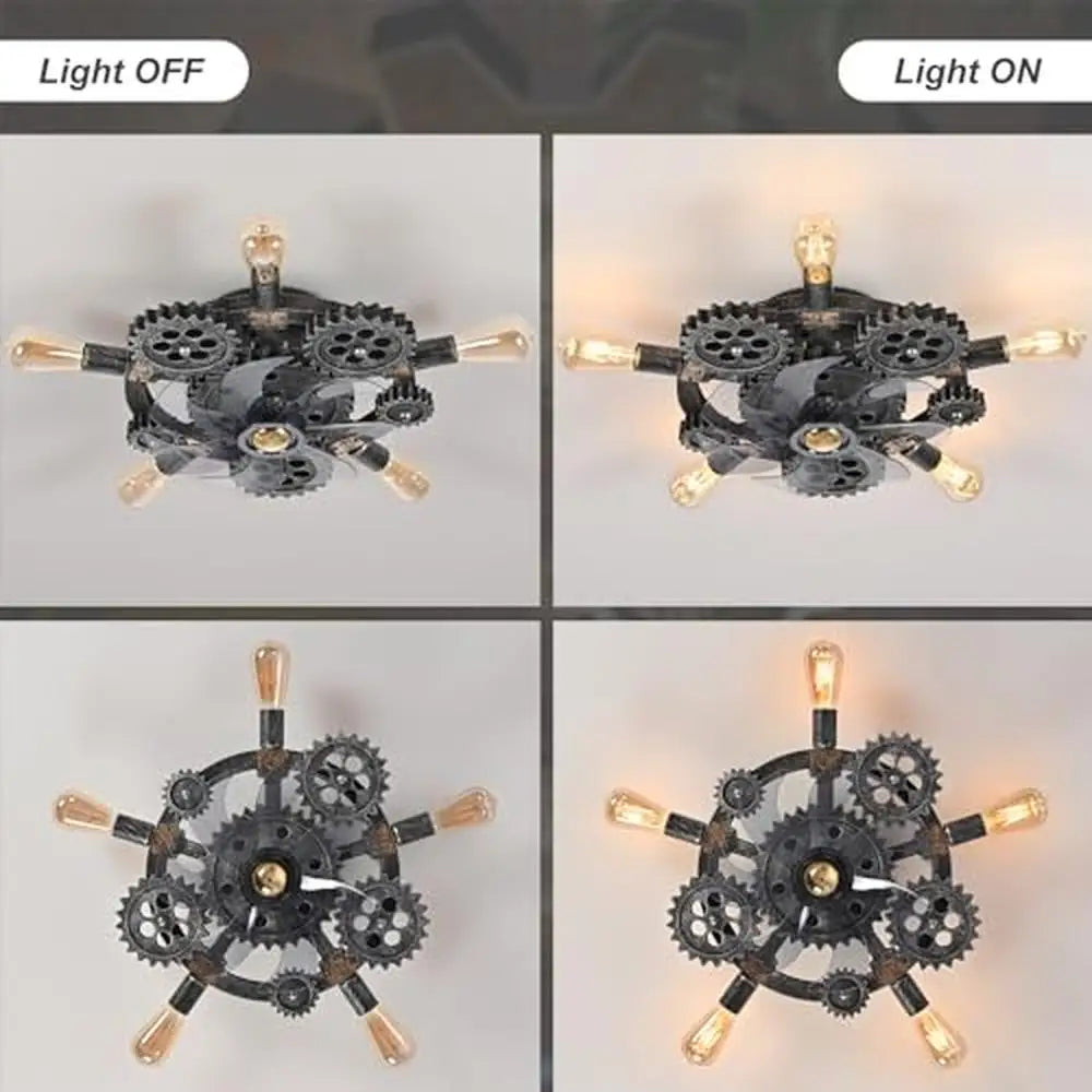 Farmhouse Ceiling Fan With Lights