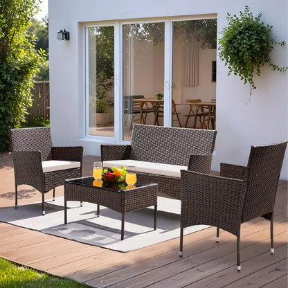 Wicker Patio Furniture Set