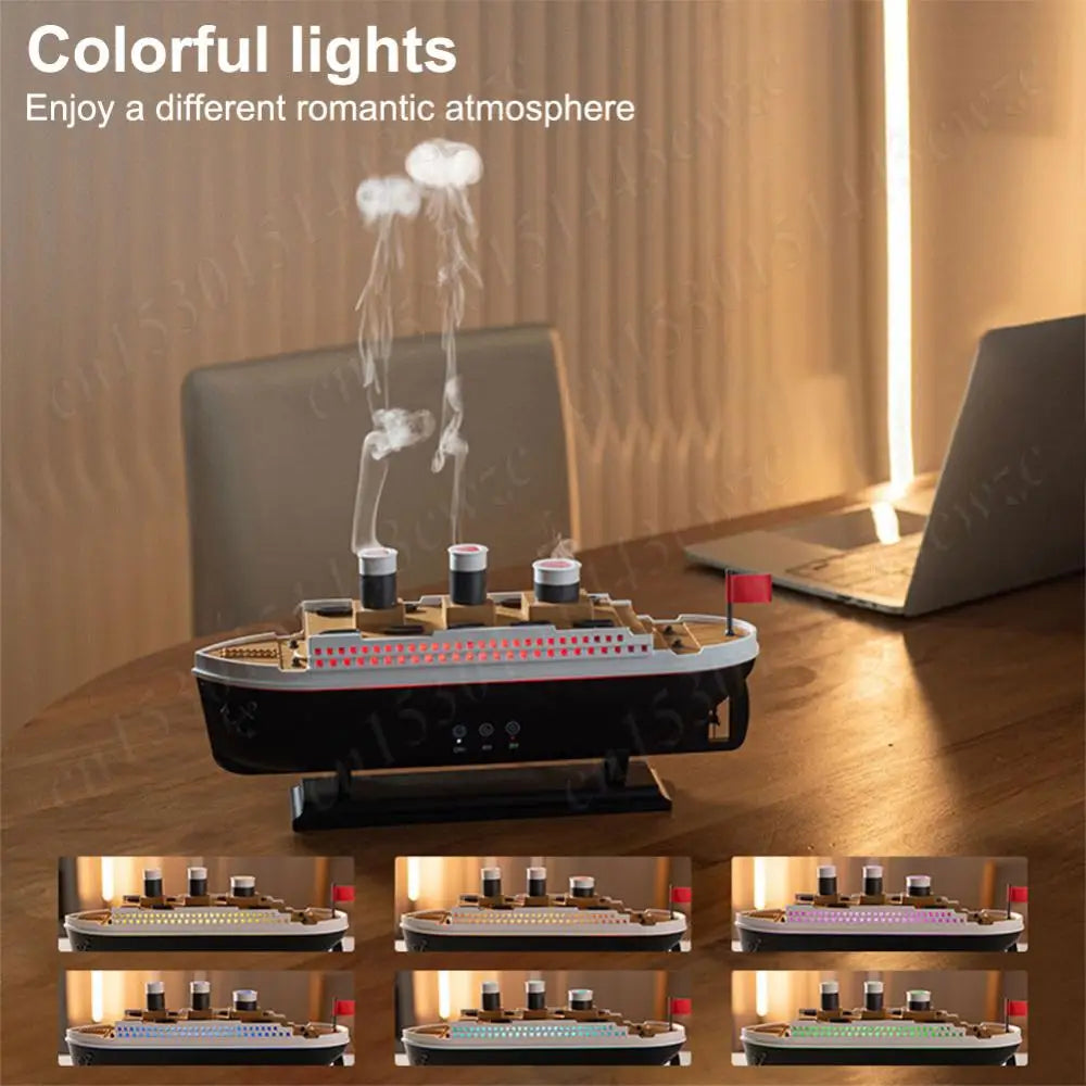 Model Ship Aroma Diffuser, Humidifier