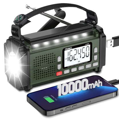 AM/FM Emergency Radio, Flashlight