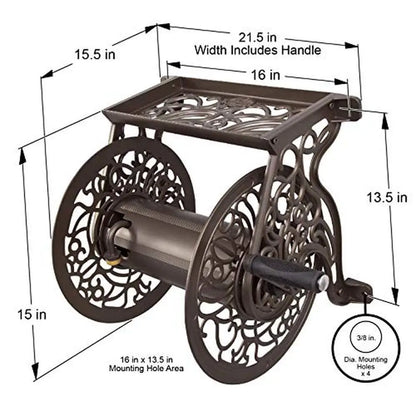 Decorative Wall Mount Hose Reel