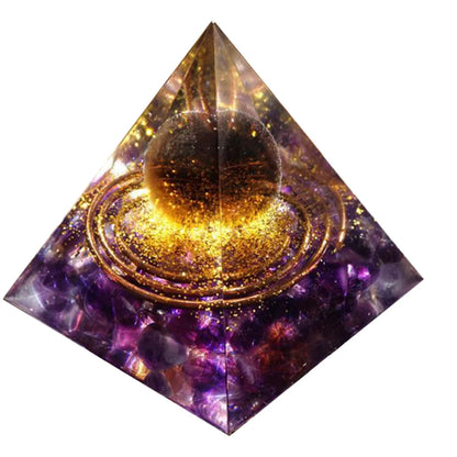 Natural Crystal Pyramid Healing Stone