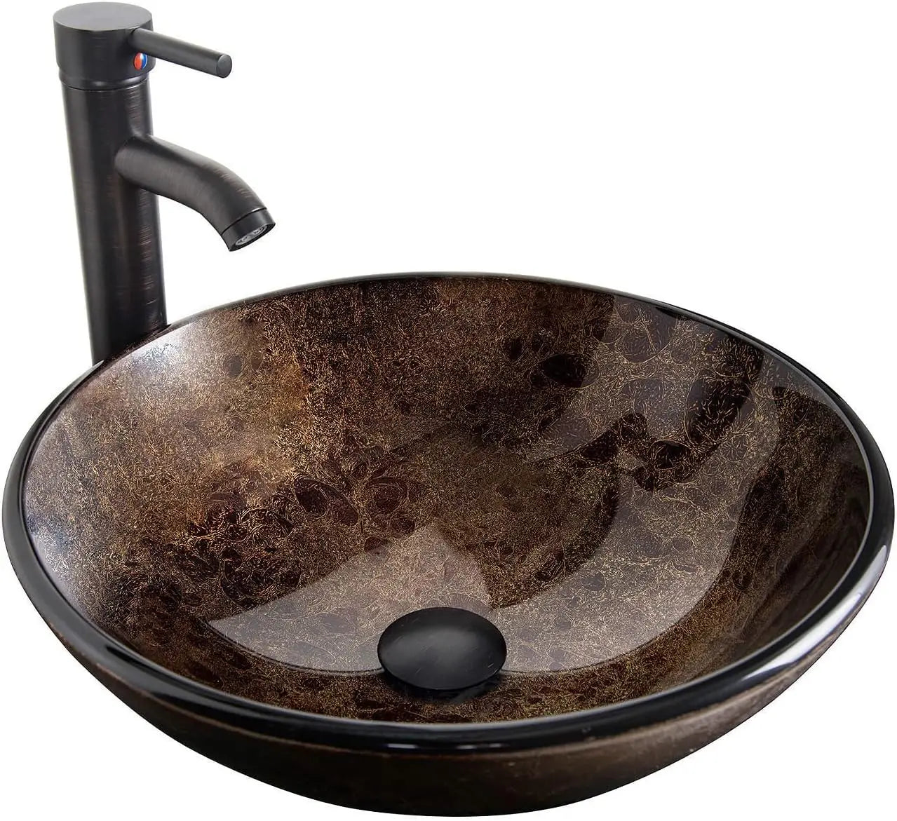 Round Glass Bathroom Basin