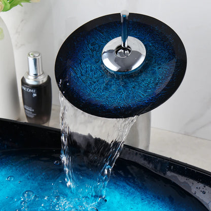 Tempered Glass Bathroom Sink