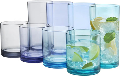 Clear Plastic Reusable Drinking Glasses