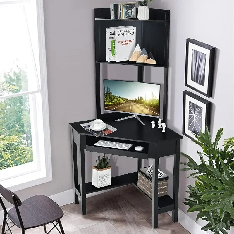 Corner Desk with Hutch