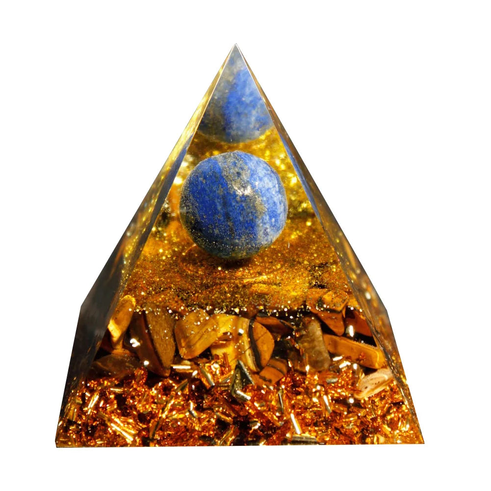 Natural Crystal Pyramid Healing Stone