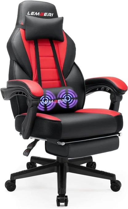 Gaming Chair With Footrest