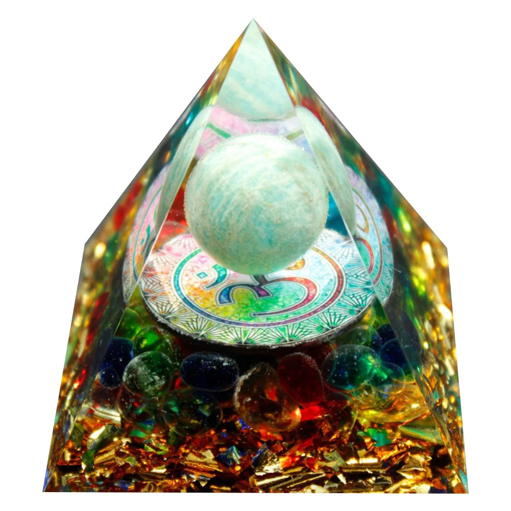 Natural Crystal Pyramid Healing Stone