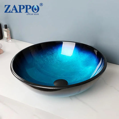 Tempered Glass Bathroom Sink