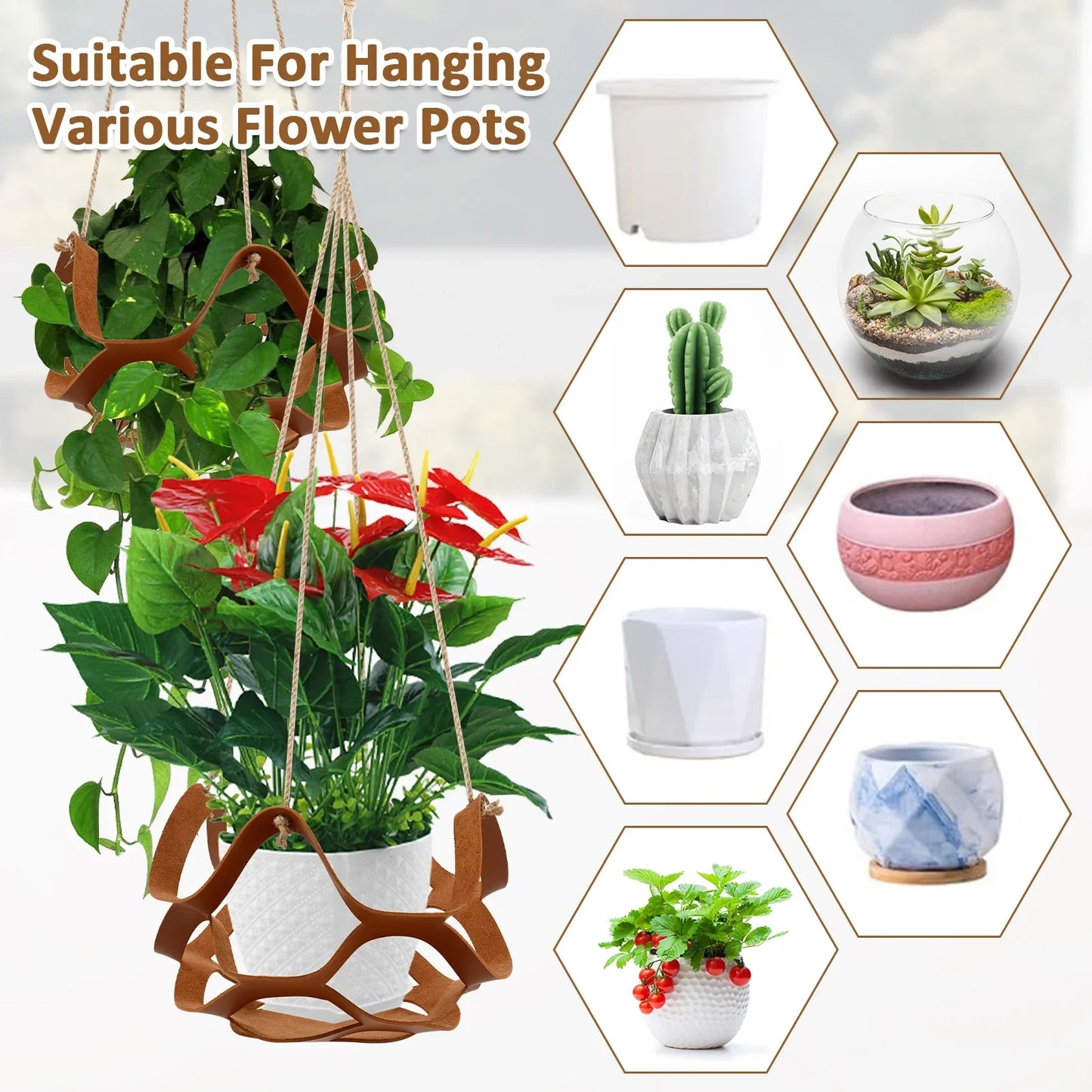 9 1/2" Plant Hanging Basket