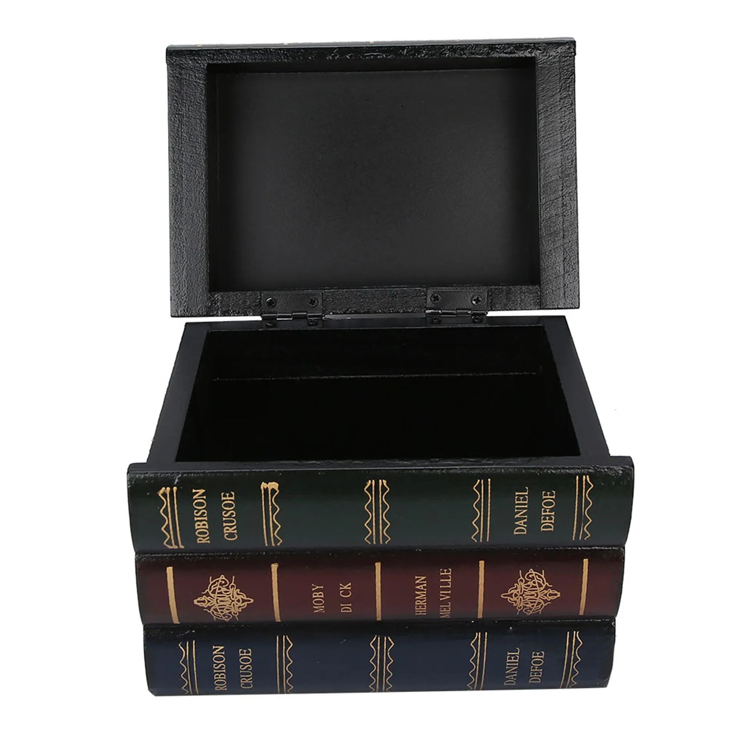 Antique Book Shaped Storage Box