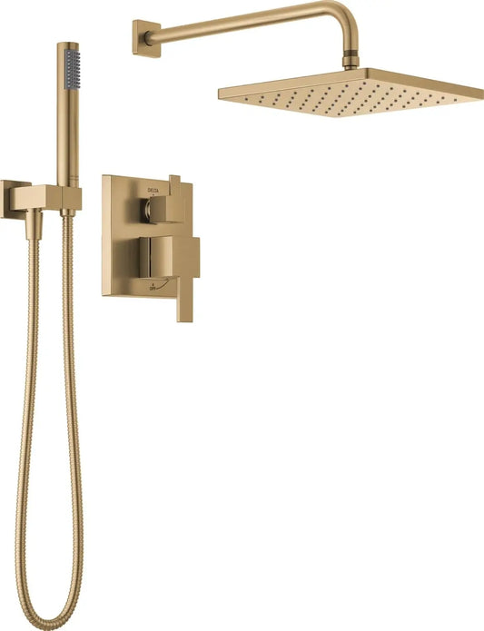 Modern 2-Setting Square Shower System