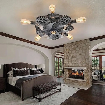 Farmhouse Ceiling Fan With Lights