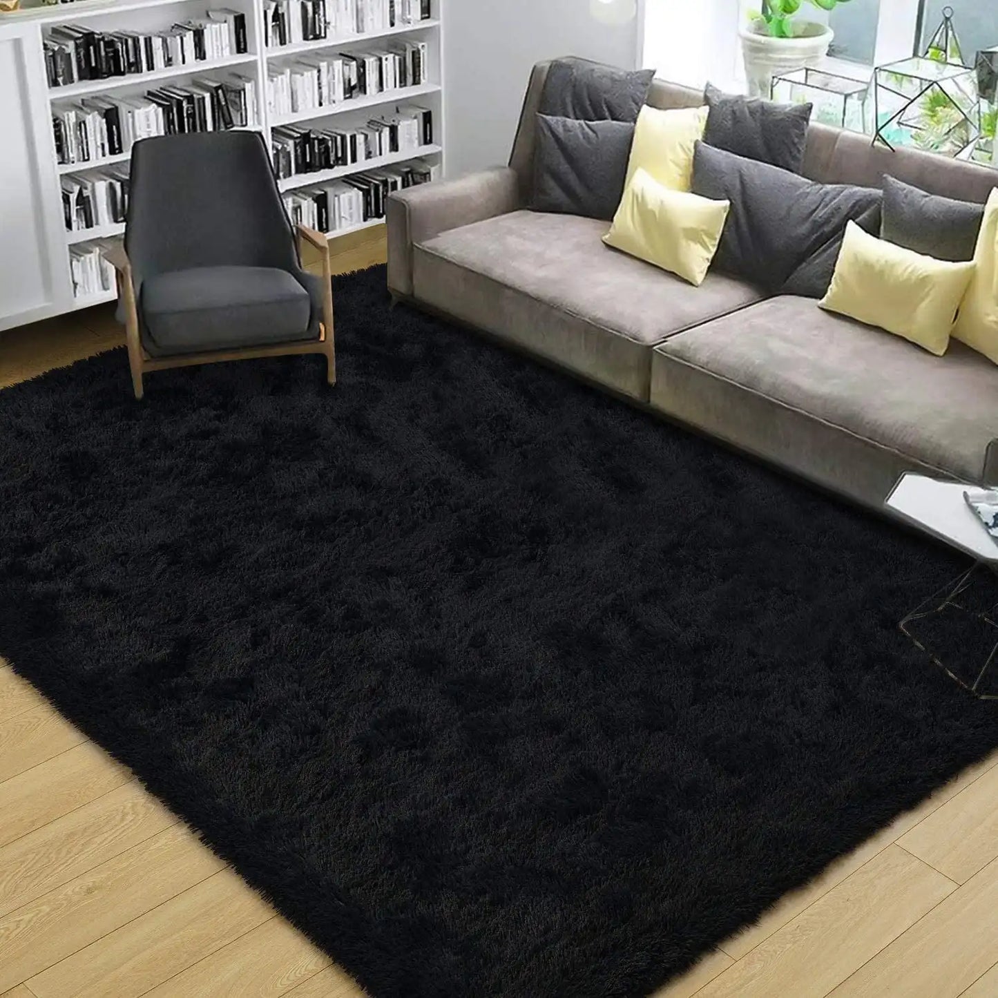 Fluffy, Fuzzy Area Rug