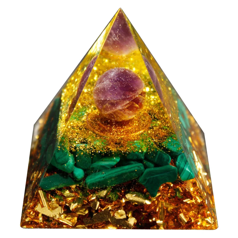 Natural Crystal Pyramid Healing Stone