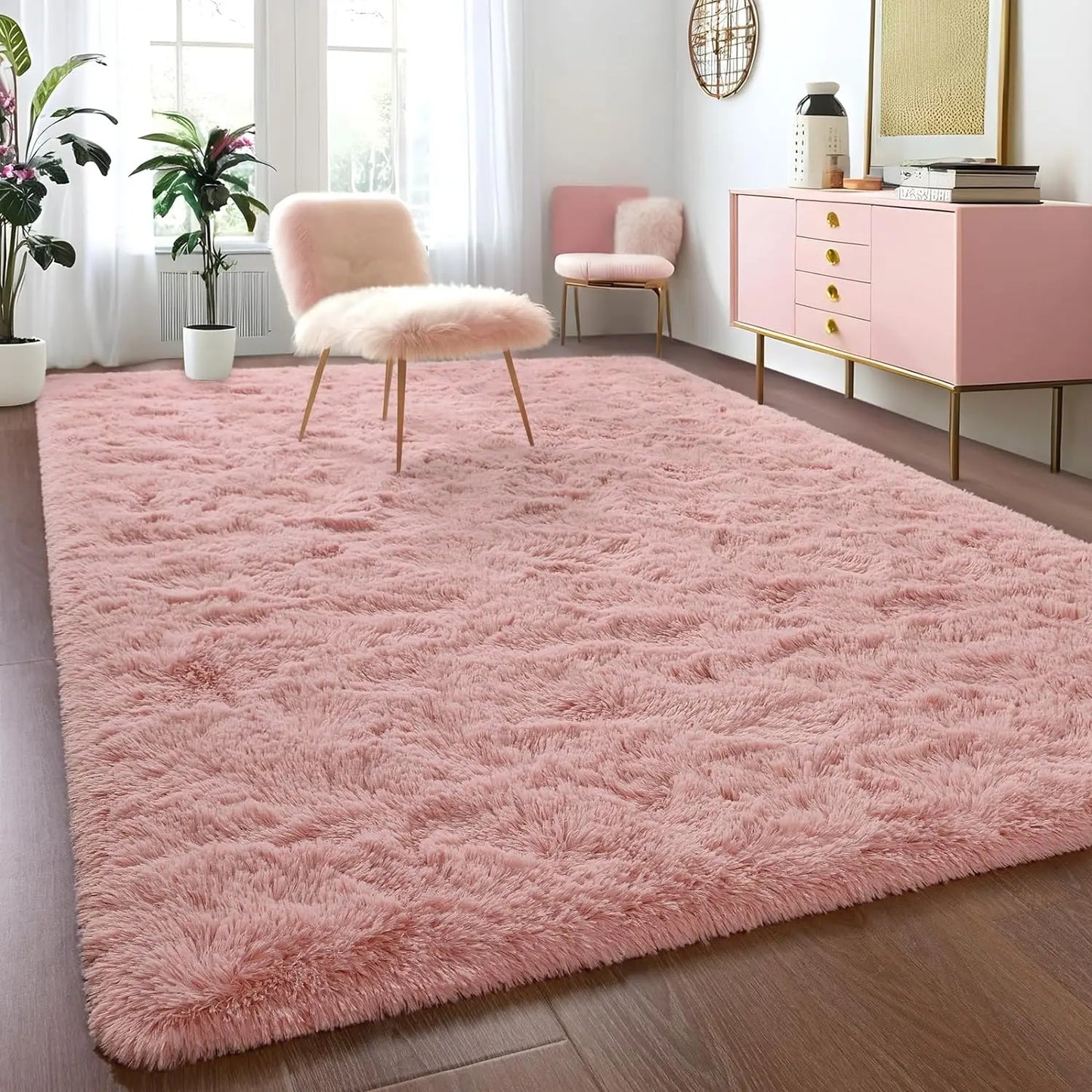 Fluffy, Fuzzy Area Rug